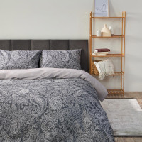 PROVANCE Фрэя Комплект постельного белья 2 (4 предмета), бязь, 100% хлопок, серый