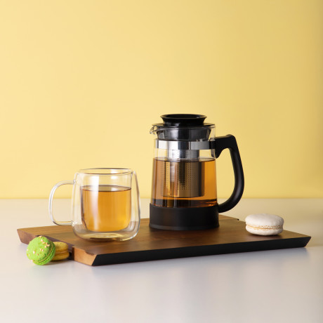 SATOSHI Валори Чайник заварочный 1,0л, пластик, нерж. сталь