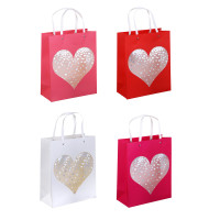 Пакет подарочный вскч бум., L 32х26х12 см, 210 г., 4 дизайна, арт.6