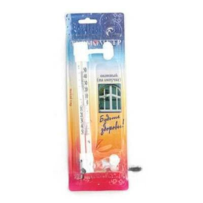 Термометр оконный Липучка (-50+50) блистер ТБ-223