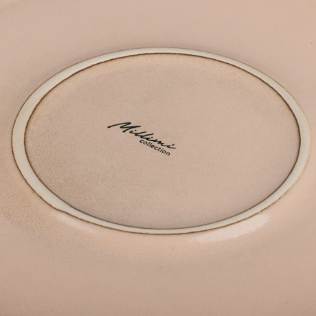 MILLIMI Кантри тарелка подстановочная 25,9см, керамика, бежевый