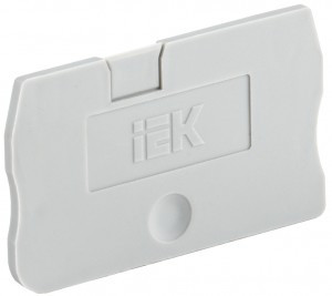 IEK Заглушка для КПИ 2в-1,5/2,5 серая YZN11D-ZGL-002-K03