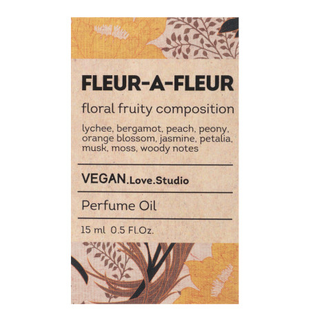 Парфюмерное масло Vegan.Love.Studio, Fleur-a-Fleur, 15 мл