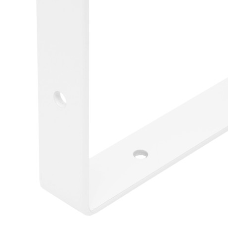 Кронштейн усиленный, 500 х 350 х 30 х 4 мм, белый Сибртех
