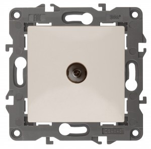 ЭРА 14 Elegance мех. роз. СУ TV (перекл. проходная), сл.кость 14-3102-02 автоклеммы 4025