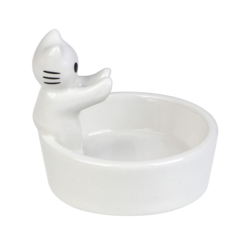 Подсвечник тм LADECOR "Котик", 7,5x7,5x7 см, доломит