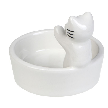 Подсвечник тм LADECOR "Котик", 7,5x7,5x7 см, доломит