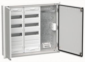 IEK TITAN 5 щит (корпус) метал. комб. ЩРв-96 (3х48) 755х885х130 встраив белый IP30 TI5-51-V-3X048-30