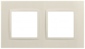 ЭРА Elegance Classic рамка пластик СУ 2 мест., сл. кость 14-5012-02  60577