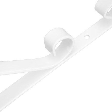 Кронштейн декоративный, 250 х 250 мм, белый Сибртех