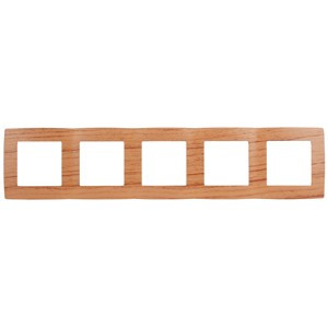 ЭРА 12 рамка СУ 5 мест. дуб, 12-5005-09 2480