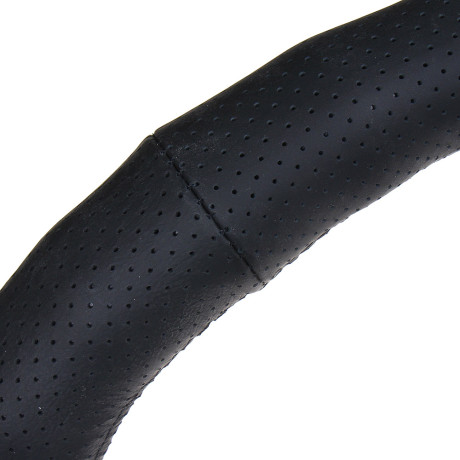 ЕРМАК Оплетка руля, натуральная кожа, черный, разм. (S)