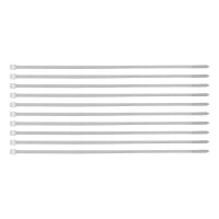 Хомуты, 300 x 4.8 мм, пластиковые, белые, 100 шт Сибртех