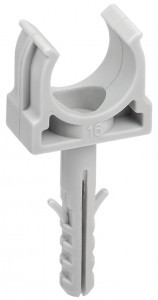 IEK крепеж-клипса с дюбелем CT16 (без винта) CTA10MP-CT16-K41-100