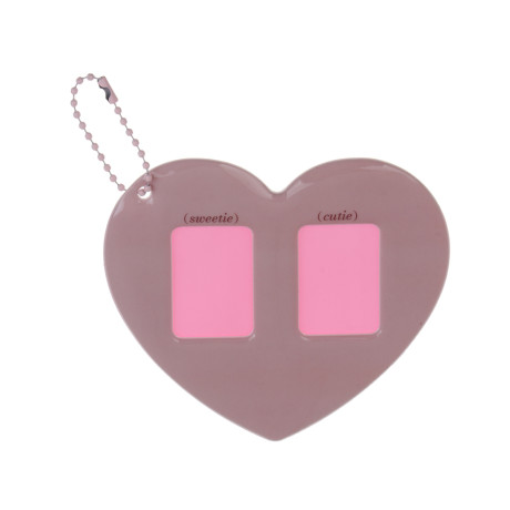 Брелок для фото тм Fntastic "Сердце", PVC,  9x10,6 см, 3 цвета