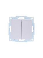 Lezard VESNA мех. выкл. СУ 2 кл. 10А  бел. (корп. ABS)    742-0288-101