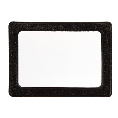 Картхолдер, 9,5x0,1x6см, 1ряд, 2карт, черный