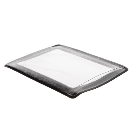 Картхолдер, 9,5x0,1x6см, 1ряд, 2карт, черный