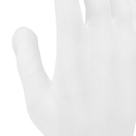 Перчатки Нейлон, 13 класс, белые, L