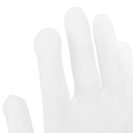 Перчатки Нейлон, 13 класс, белые, L