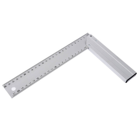 ЕРМАК Угольник столярный алюминиевый 250мм