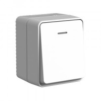 Systeme Electric AtlasDesign Profi54 выкл. ОУ 1 кл. 10А бел. (инд., IP54) серый ATN543013 (12!)