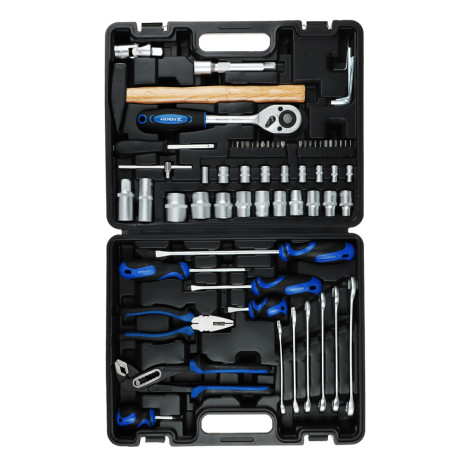 РОКОТ Набор автомобильных инструментов, 66 предметов, 1/4"+1/2"