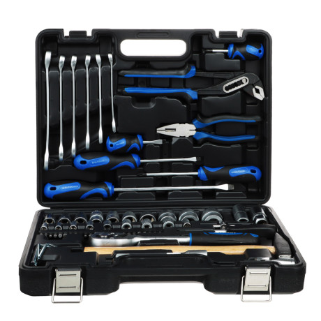 РОКОТ Набор автомобильных инструментов, 66 предметов, 1/4"+1/2"