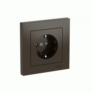 Systeme Electric ATLASDESIGN роз. СУ 1 мест. (земля) штор, 16А (автоклеммы) МОККО ATN000644S (10!)