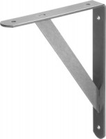 Уголок-кронштейн STAYER &quot;MASTER&quot;, усиленный, 250х200х30х4мм, оцинкованный
