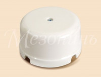 МЕЗОНИНЪ коробка распределительная фарфоровая D80х43мм, IP20, белый GE70236-01