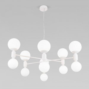 EUROSVET св-к подвес. 12x20W E27 G9 белый 30182 Умный дом Bubble a063214