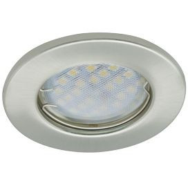 Ecola MR16 GU5.3 DL90 св-к плоский Сатин-Хром 30x80 Light FS1611EFY (200!)