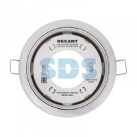REXANT св-к встр. GX53 под св/д лампу GX53 хром 106x106x24 608-002