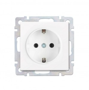 Smartbuy Нептун мех. роз. СУ  1 мест. с заземлением 16А белая  (SBE-05w-16-S1-Z)