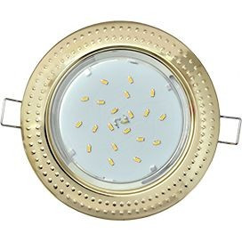 Ecola GX53 H4 св-к "Чеканка" Золото 43x115 FG61H4ECB (10!)