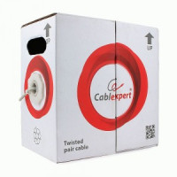 Cablexpert кабель UTP 4x2x0.51 мм, кат.5e, CCA, одножил., 100 м, серый