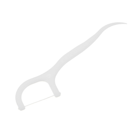 Зубочистки с зубной нитью тм VETTA, полистирол, полиэтиленовое волокно, 7,4см, 50шт