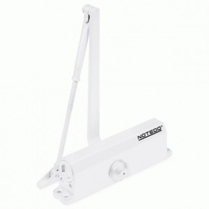 Доводчик дверной NOTEDO DC-110 DA WHITE  до 120кг (10)