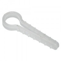 Bylectrica дюбель- хомут для круглого кабеля, бел.(49х15,5х6мм, цена за уп.100 шт.) ЮЛИГ.758531.004