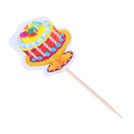 FNtastic Набор для кекса, формы 12 шт + шпажки с декором 24 шт, 4 дизайна