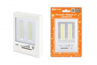 TDM св-к Ночник Идеал2 3W  4хААА диммер магнит SQ0357-0126