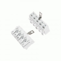 REXANT Клемма пружинная соединительная КСП 5x2,5мм2 земля (50шт, цена за шт) 07-6217-2