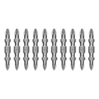 Бита двухстор., PZ2-PZ1х45мм, сталь S2, 10шт. Gross