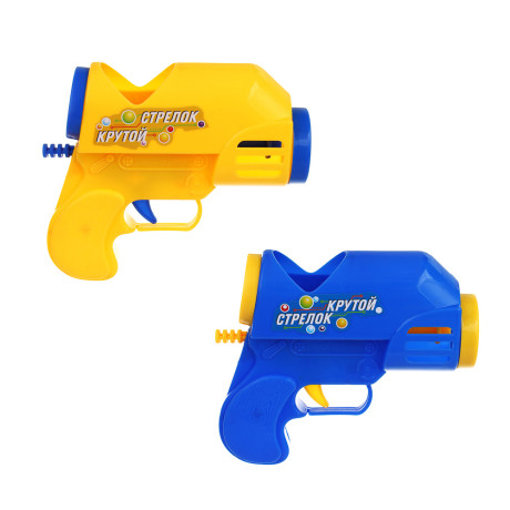 ИГРОЛЕНД Пистолет с шариками "Крутой стрелок", РР, PE, 19х4,5х17 см, 2 дизайна