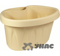 Кашпо АЛИЦИЯ на водосточную трубу 3,5л бел.глина М3114 (15)