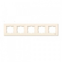 VIKO by Panasonic KARRE рамка 5 мест. крем 90960214