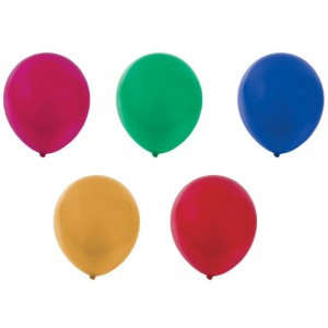 Шары воздушные ЗОЛОТАЯ СКАЗКА, 10" (25 см), КОМПЛЕКТ 10 штук, металлик, ассорти 5цв., пакет, 105010