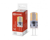ASD/InHome лампа св/д VC JC G4 12V 3W(290lm) 4000K 4K 38x13 (без пульсации) 6021