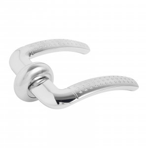 Комплект ручек кругл.основ. ABS пластик СТАНДАРТ P26 SN/CP мат.никель/хром квадрат 140 мм